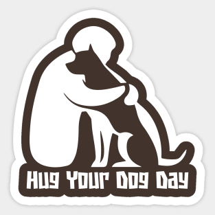 Hug Your Dog Day – April Sticker